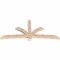 Ekena Millwork Davenport Smooth Timber Gable Bracket, Douglas Fir, 96"W x 44"H x 3 1/2"D x 5 1/2"F, 11/12 Pitch GBW096X44X0406DAV00SDF - alternate 3